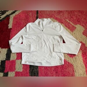 Vuori White Quarter-Zip Pullover